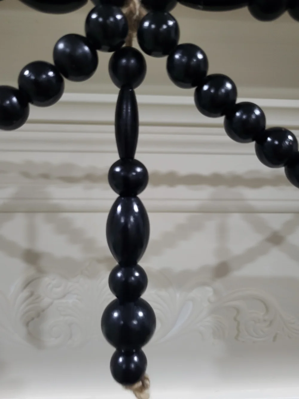 Ashland Black Beaded Garland Strand